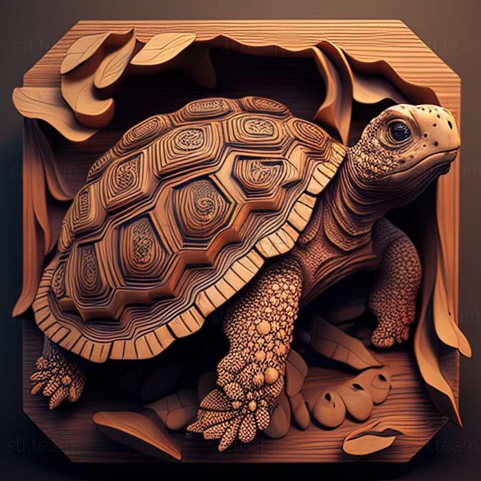 3D model Kiki turtle famous animal (STL)